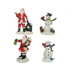 Figurine noel poly multi...