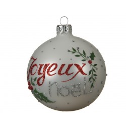 Boule Texte: Joyeux Noel...