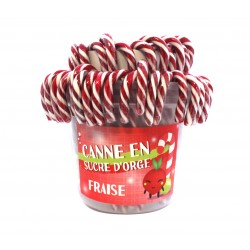 Sucre d'orge canne fraise...