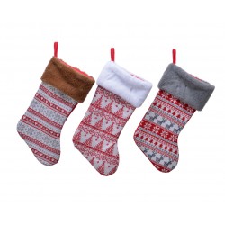 Chaussette maille noel pes...