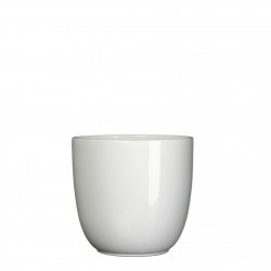 Cache-Pot Tusca Rond Blanc...