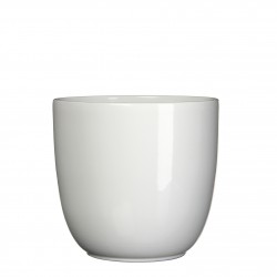 Cache-Pot Tusca Rond Blanc...