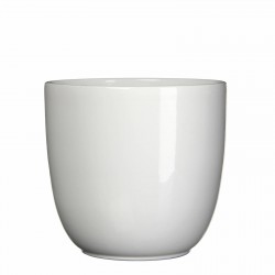 Cache-Pot Tusca Rond Blanc...