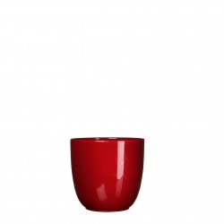 Cache-Pot Tusca Rond Rouge...