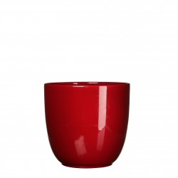 Cache-Pot Tusca Rond Rouge...