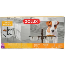 Support réglable+2 bols...