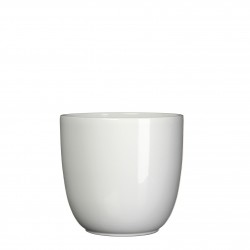 Cache-Pot Tusca Rond Blanc...