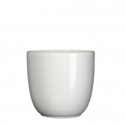 Cache-Pot Tusca Rond Blanc...