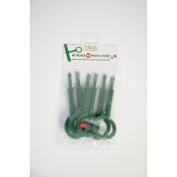 Attaches Tuteur X6 Vert En...