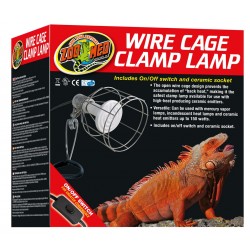 ZOOMED WIRE CAGE CLAMP LAMP...