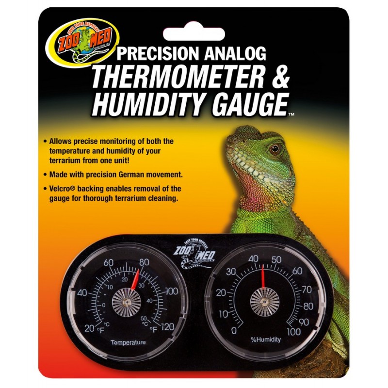 PRECISION ANALOG THERMOMETER&HUMIDITY GAUGE ZOOMED